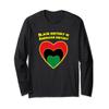 BLACK HISTORY IS AMERICAN HISTORY Black History Month Hearts Long Sleeve T-Shirt view 1
