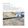 DYPASA Vertical Fishing Rod Holder Three-Head Multi-Function Aluminum Alloy Raft Fishing Sea Rod Frame Bracket Set Wall Mounted Fishing Rod Rack view 2