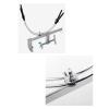DYPASA Vertical Fishing Rod Holder Metal Raft Fishing Bracket Bridge Fishing Raft Rod Fishing Rod Stainless Steel Frame Multifunctional Wall Mounted Fishing Rod Rack view 4