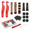 30PCS Bike Inner Tire Patch Repair Kit - with 24 Vulcanizing Patches, 2 Super Bike Tire Levers, 6 Glueless Patches and Portable Storage Box - for Bicycle, BMX, Motorcycle, and Inflatable Rubber. view 1