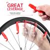 30PCS Bike Inner Tire Patch Repair Kit - with 24 Vulcanizing Patches, 2 Super Bike Tire Levers, 6 Glueless Patches and Portable Storage Box - for Bicycle, BMX, Motorcycle, and Inflatable Rubber. view 3