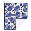 Millie Rose Pickleball Towels in Fashionable Prints - Cute 15x17 inch Microfiber & Cotton Athletic Towels with Carabiner Clip - Pickleball Accessories, Pickleball Gifts (Dink Dink) view 3