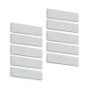 Deevoka 10x Exercise Bike Brake Pads Accessories Replacement Part Easy Installation Spare Caliper Wool Felt Durable Ground for Household Gym, White view 1