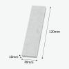 Deevoka 10x Exercise Bike Brake Pads Accessories Replacement Part Easy Installation Spare Caliper Wool Felt Durable Ground for Household Gym, White view 3