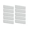 Deevoka 10x Exercise Bike Brake Pads Accessories Replacement Part Easy Installation Spare Caliper Wool Felt Durable Ground for Household Gym, White view 4