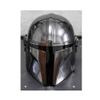 ACTIVE INDUSTRIES Steel Mandalorian Helmet with Liner and Chin Strap, Movie Helmet Halloween Helmet view 3