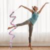 HZMM 4 Pcs Dance Ribbons, 78.7 Inch Sparkling Dance Ribbon Streamer, Rhythmic Gymnastics Ribbon with Wand, Twirling Dancing Ribbons, for Kids Girls Adults Talent Shows Artistic Dancing Training view 2