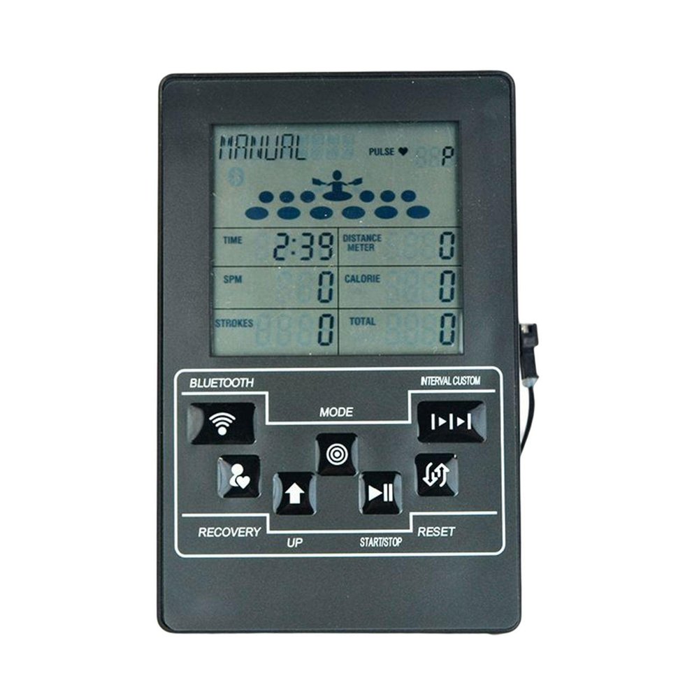 rockible Home Rowing Machine Monitor Adjustable Durable Odometer Automatic Replacement Parts Speedometer Counter for Home Fitness Riding Bike Device