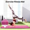 BLKMTY Gymnastics Mats, 4'x10'x2'' Folding Exercise Mat Gym Yoga Aerobics Fitness Mats Kids' Gymnastics Tumbling Mat with Carrying Handles for Home Gym Exercise&Play Gym, Pink view 3