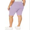 Gloria Vanderbilt Womens Amanda Pull On Bermuda Shorts, Sweet Violet, 8 US view 4