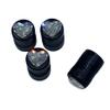 RVM Designs 4 Handmade Bling Clear Crystal Heart Corrosion Resistant Tire Valve Stem Caps Created with Swarovski Crystals view 2