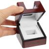BESPORTBLE Championship Ring Display Case, Wooden Ring Display Box, Single, Case Box, Holder view 1