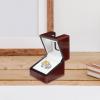 BESPORTBLE Championship Ring Display Case, Wooden Ring Display Box, Single, Case Box, Holder view 2