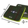 ACA Synergy Edge Professional Cornhole Bags Dual Sided 6x6 Bomber Green view 2