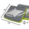 ACA Synergy Edge Professional Cornhole Bags Dual Sided 6x6 Logo Gray view 2