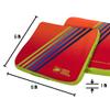 ACA Synergy Edge Professional Cornhole Bags Dual Sided 6x6 Retro Stripes Red view 2