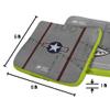 ACA Synergy Edge Professional Cornhole Bags Dual Sided 6x6 Bomber Gray view 2