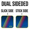 ACA Synergy Edge Professional Cornhole Bags Dual Sided 6x6 Retro Stripes Blue view 4