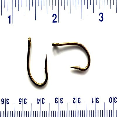 100 Gerry's Tackle 9174 2X Strength Bronze Flyliner O'Shaughnessy Live Bait Hooks Size 2