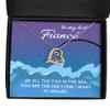 to My Hot Fiance, Valentines, Hot Fiance, Valentines Jewelry, of All The Fish You're The One I Want to Mount, Love Dancing Necklace view 1