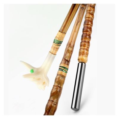 DYPASA Vertical Fishing Rod Holder Luohan Bamboo Athletic Bracket Fishing Athletic Rod Hanging Handmade Fishing Rod Holder Without Rear Hanging Wall Mounted Fishing Rod Rack (Size : 65CM)