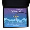 to My Hot Fiance, Valentines, Hot Fiance, Valentines Jewelry, of All The Fish You're The One I Want to Mount, Cross Dancing Necklace view 1