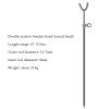 DYPASA Vertical Fishing Rod Holder Stainless Steel Ground Insertion Y-Shaped Bracket Sea Pole Throwing Rod Insertion Ground Simple Fishing Rod Holder Wall Mounted Fishing Rod Rack (Size : Brass) view 2