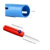 Vertical Fishing Rod Holder Vertical Rod Tube Fishing Rod Tube Fishing Vertical Rod Device Sea Pole Throwing Rod Bracket Insertion Tube Wall Mounted Fishing Rod Rack (Color : Orange) view 2