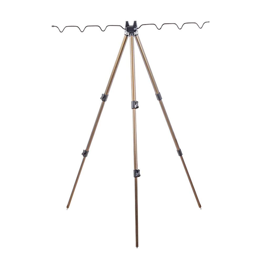 DYPASA Vertical Fishing Rod Holder Triangular Telescopic Pole-Throwing Tripod Aluminum Alloy Multi-Function Sea Pole Bracket Wall Mounted Fishing Rod Rack (Size : 1)