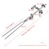 Vertical Fishing Rod Holder Multifunctional Fishing Universal Four-in-one Double Turret Support Rod Holder for Wild Fishing Wall Mounted Fishing Rod Rack view 2