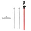 DYPASA Vertical Fishing Rod Holder Fast Rod Rack Plug-in Support Gun Stand Aluminum Alloy Ground Plug-in Support Rod Rack Fishing Gear Wall Mounted Fishing Rod Rack (Color : Rojo) view 4