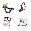 DYPASA Vertical Fishing Rod Holder Thickened Aluminum Alloy Rock Fishing Barrel Rod Rack Sea Rod Bracket Segmented Nest Barrel Rod Rack Wall Mounted Fishing Rod Rack (Size : 1) view 3