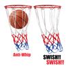 2 Pack 8 Loop Mini Basketball Net Replacement,Heavy-Duty Nylon Little Small Basketball Net with Vibrant Color,All Weather Anti Whip for Indoor Door/Room Walls 8"-10.25" Hoop view 3