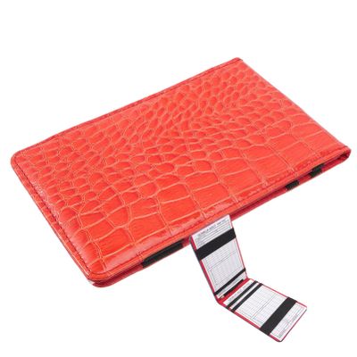 INOOMP Golf Score Keeping Book Pu Scorecard Notebook for Golfing Compact Design for Easy Recording Golf Accessory for Men and Women