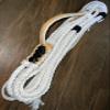 Mini Bull/Steer Rope White Poly - 9x7 Right Hand 3/4" x 3/4" soft - EPT Bull Ropes Riding Rope 12' view 3