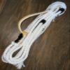 Mini Bull/Steer Rope White Poly - 9x7 Right Hand 3/4" x 3/4" soft - EPT Bull Ropes Riding Rope 12' view 4