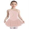 Shinsto Kids Girls Rhinestone Mesh Splice Figure Ice Skating Dress Gymnastic Leotard Dancewear Costume Pink 8 Years view 2