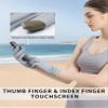 MOUNT TEC Unisex UV Protective Gloves UPF 50+ Cool Breathable Finger Tip Touch Screen Sunblock Glove for Sailing Golfing Boating Fishing Hiking Outdoors (Charcoal,L) view 4