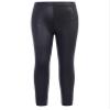 Kvysinly Girls Shiny Metallic Leggings Athletic Gymnastics Pants Hip-hop Jazz Street Dance Tights Footless Trousers Black 5-6 Years view 1