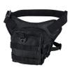 Nylon Waist Bag Drop Leg Bag Hiking Waist Pack for Men Women Motorcycle Cycling Riding Travel Thigh Bag Pocket for Outdoor Sports (Black) view 1