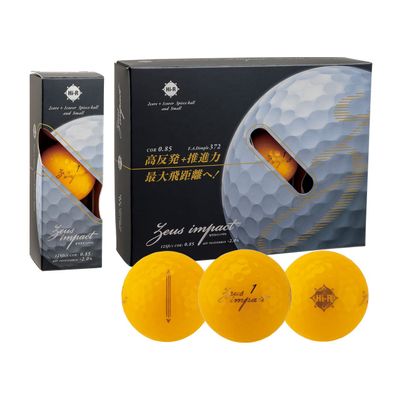(Kasco) Casco Zeus Impact 3 Golf Ball, Orange