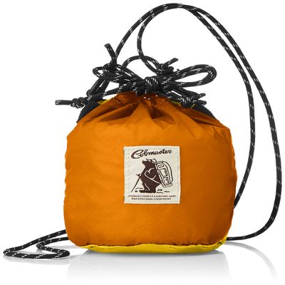 Cobmaster Cordura Lip KINCHAKU Drawstring Pouch, Size S, Brown