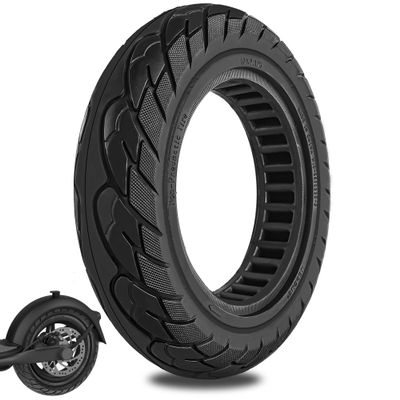 Felixstory 10 inch Solid Rubber Tire, 10x2.125 Tubeless Tyre for iScooter iPlus isinwheel S9 Max Gotrax G4/Xr/V2 Electric Scooter, 10x2/54-152 Puncture-Proof Explosion-Proof Wheel Black 1pc