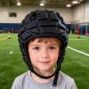 Kids Flag Football Helmet, Youth Soft Shell Helmets for 7 V 7 Football, Adjustable Padded Rugby Headgear Scrum Cap Soccer Helmet Lightweight Protective Sports Gear for Boys & Girls view 2