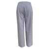 MALAIDOG Trendy Summer Capri Pants for Women Cotton Linen Loose Fit Elastic Waisted Wide Leg Cropped Lounge Trousers view 3