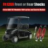 EZGO TXT Golf Cart Shocks Front or Rear with Heavy Duty Coil Springs for EZGO TXT/Medalist 1994+ G&E and Modified EZGO Golf Carts OEM# 70928-G01 76418-G01Red view 2
