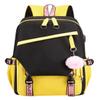JiaYou Teen Girls Laptop Backpack Junior Middle School Daypack with USB Charge Port(Yellow,19 Liters) view 1