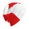 Canada Beanie hat for Men Women Winter Knit Hats Soft Unisex Skull Cap Black view 2