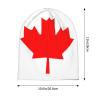 Canada Beanie hat for Men Women Winter Knit Hats Soft Unisex Skull Cap Black view 3