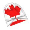 Canada Beanie hat for Men Women Winter Knit Hats Soft Unisex Skull Cap Black view 4